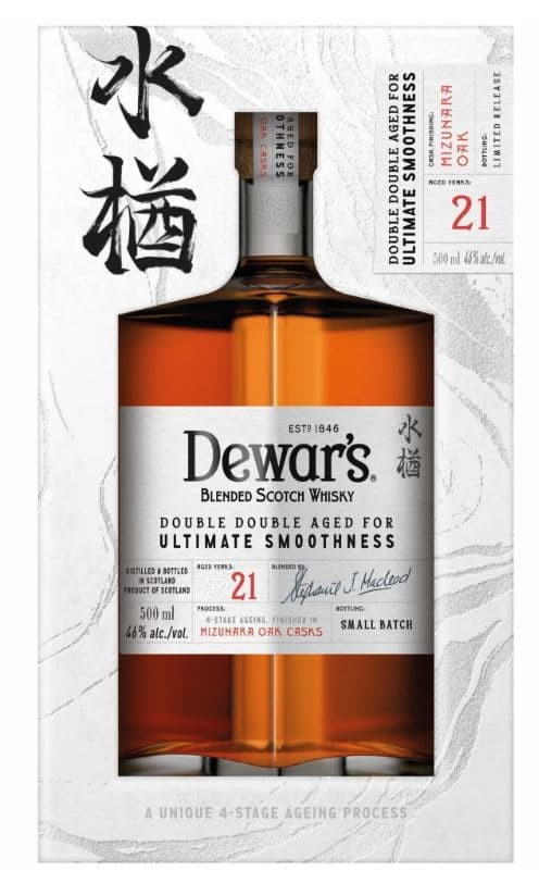 Dewar's Double Double 21 Years Mizunara Oak Cask Finish 0.5L